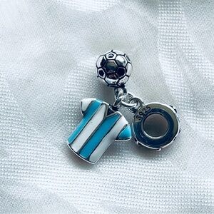 ⚽NWOT Football Soccer Charm – Argentina